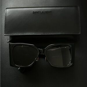 Saint Laurent Black Square Sunglasses